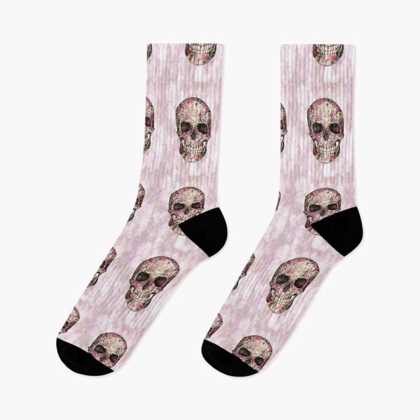 Item preview, Flower pink skull designed and sold by NoahDea.