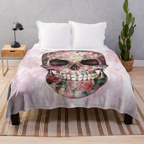 Item preview, Flower pink skull designed and sold by NoahDea.