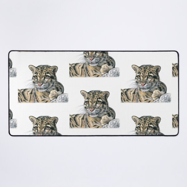 Clouded Leopard - Nebelparder Mauspad XXL