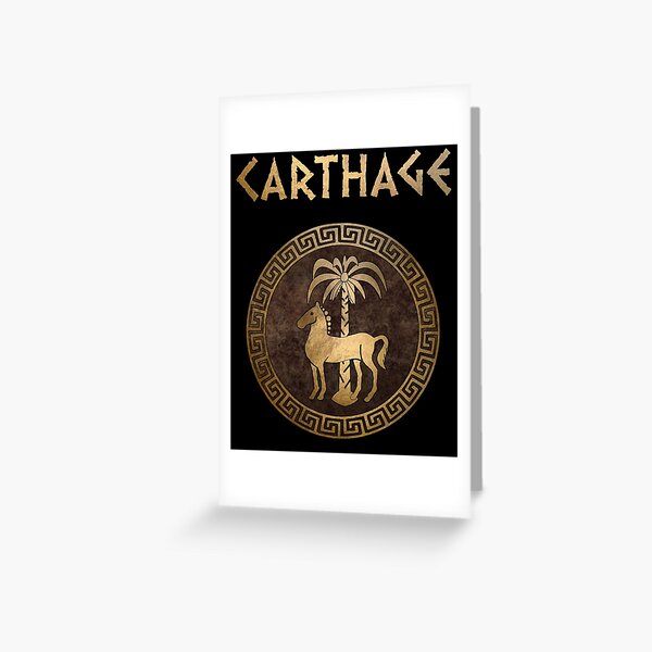 Carthage Ancient Symbol of Qart-Hadasht Greeting Card