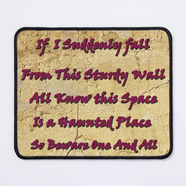 Item preview, Haunted house halloween  sign. Detect if you have a haunted house with this wall art  designed and sold by Inspire-me-CYK.