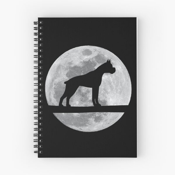 Artikelvorschau, Boxer Dog Night Moon Boxer Lover entworfen und verkauft von alaechamlal.