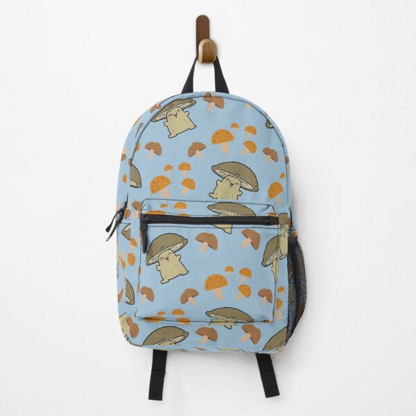 Item preview, Cute Mushroom Pattern with Blue Background designed and sold by NECHSTORE.