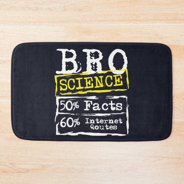 Item preview, Funny Bro Science Label - 50 Percent Facts 60 Percent Internet Quotes designed and sold by TrndSttr.