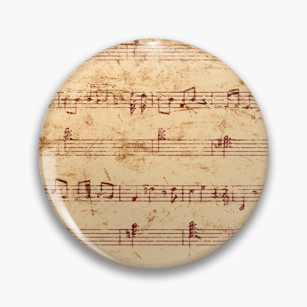 Item preview, Grunge piano notas hoja de música designed and sold by UDDesign.