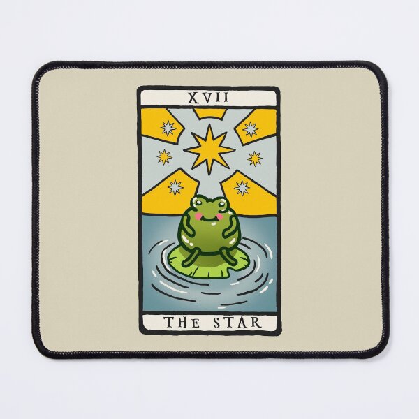 Item preview, Goblincore Aesthetic Cottagecore Stupid Cute Frog Tarot Card - Artist frog - Mycology Fungi Shrooms Mushrooms designed and sold by Nossikko.