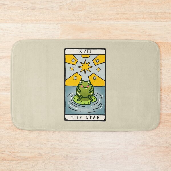 Item preview, Goblincore Aesthetic Cottagecore Stupid Cute Frog Tarot Card - Artist frog - Mycology Fungi Shrooms Mushrooms designed and sold by Nossikko.