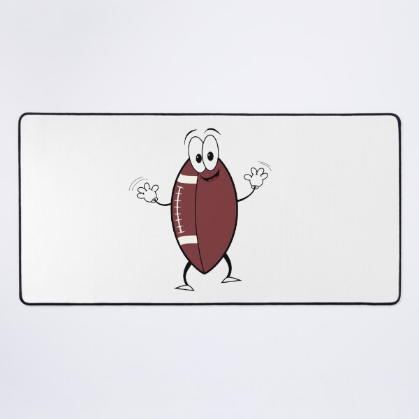 Item preview, Happy cartoon american football character designed and sold by UDDesign.