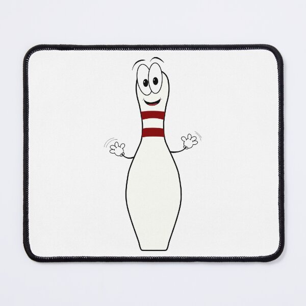 Item preview, Happy cartoon bowling pin character designed and sold by UDDesign.