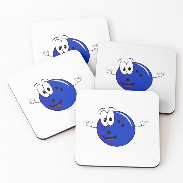 Item preview, Happy cartoon bowling ball character designed and sold by UDDesign.