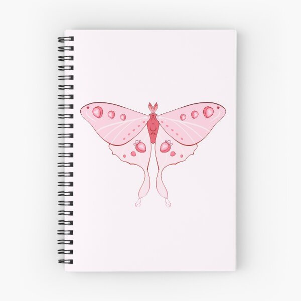 Item preview, Strawberry Luna Moth designed and sold by Omnavis.