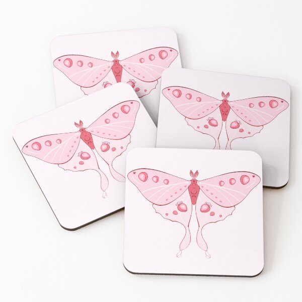 Item preview, Strawberry Luna Moth designed and sold by Omnavis.
