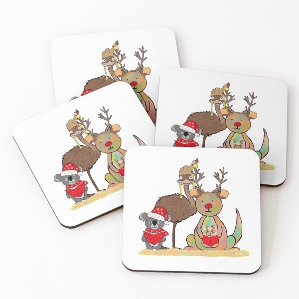 Item preview, Cute Christmas carolling trio designed and sold by Treasuredreams.