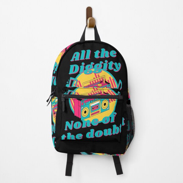 Item preview, All The Diggity None Of The Doubt Hip Hop Culture 90s Retro Music Quotes designed and sold by Vibbin4Life33.