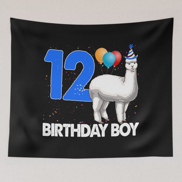 Item preview, Birthday Boy 12 Alpacas designed and sold by Bendthetrend.