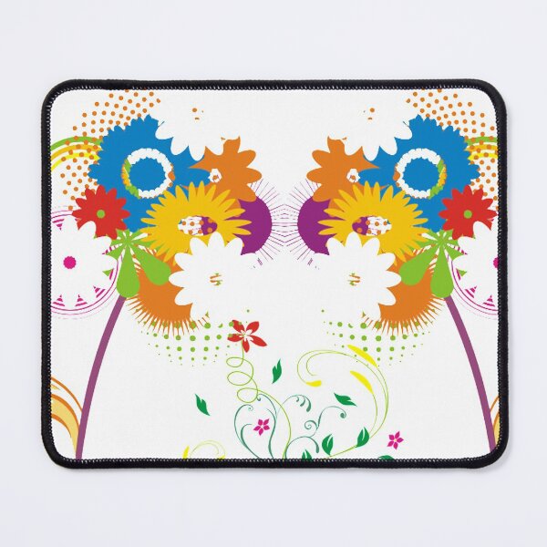 Item preview, Flat Design, Spring Floral illustration, Swaged flowers, swirl flower  designed and sold by taherismail.