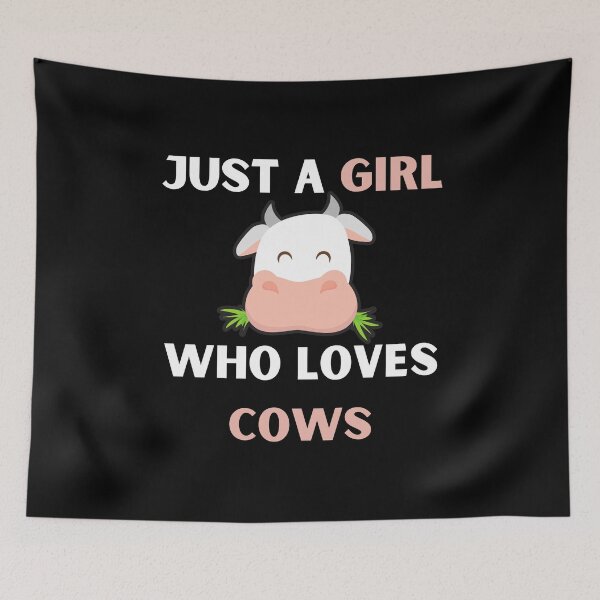 Item preview, Just a girl who loves Cows, Lover of farm animals designed and sold by OrquideaCR.