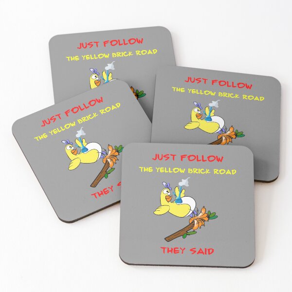 Item preview, Just Follow The Yellow Brick Road They Said - Stoned Chicken designed and sold by Oaks Creations.
