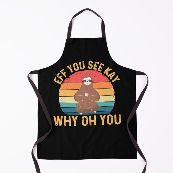 Item preview, Eff You See Kay Why Oh You - Vintage Sunset Sloth Lover Yoga designed and sold by ohmier.