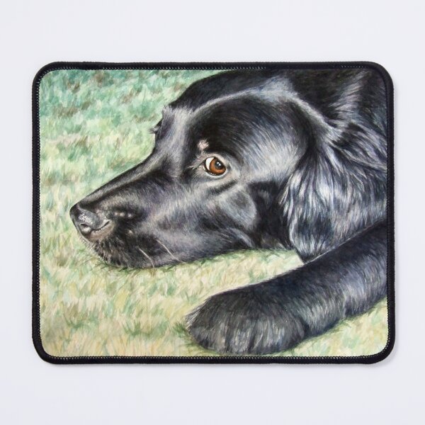 Item preview, Flat Coated Retriever designed and sold by Arts & Dogs.