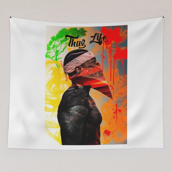 Item preview, Thug life designed and sold by Afurika.