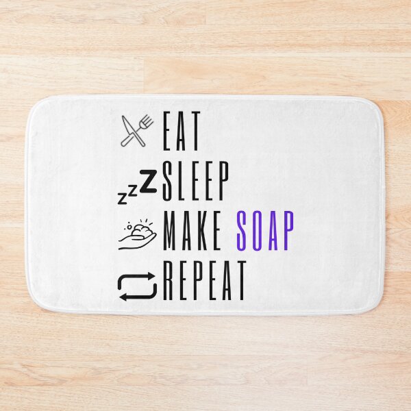 Item preview, Eat Sleep Make Soap Repeat funny T-shirt men gift women gift designed and sold by InnovantDesigns.