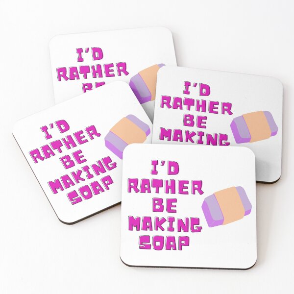 Item preview, I’d Rather Be Making Soap funny T-shirt men gift women gift designed and sold by InnovantDesigns.