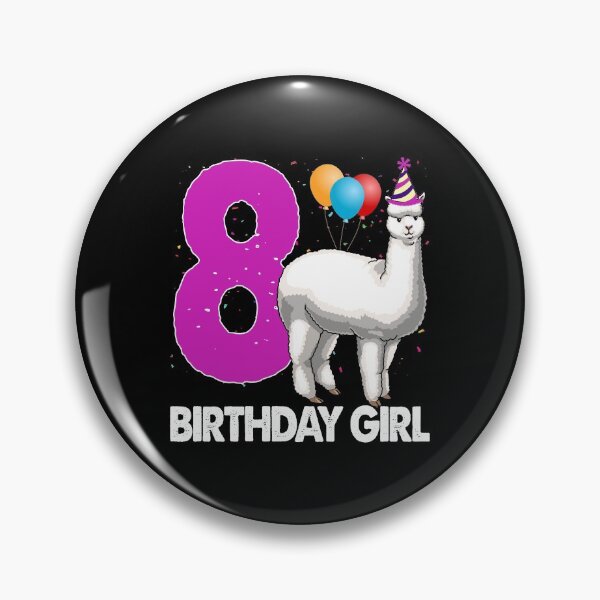 Item preview, Birthday Girl 8 Alpacas designed and sold by Bendthetrend.