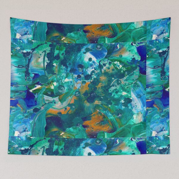 Item preview, Abstract Blue and Yellow designed and sold by Giftables.
