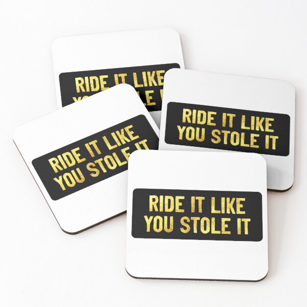 Item preview, Ride It Like You Stole It Funny Biker designed and sold by Sour Soul.