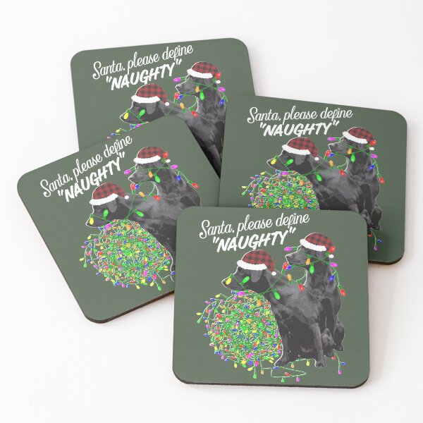 Item preview, Naughty Labrador Retriever Merry Christmas Design for Lab Lovers designed and sold by LifeCrush.