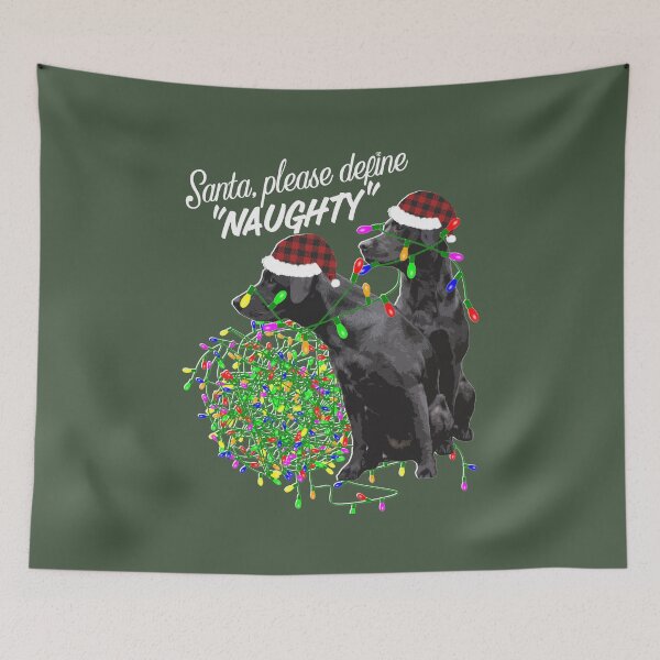Item preview, Naughty Labrador Retriever Merry Christmas Design for Lab Lovers designed and sold by LifeCrush.