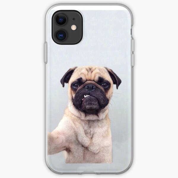 Happy Pug and bone iPhone 11 case Happy Pug and bone iPhone 11 case