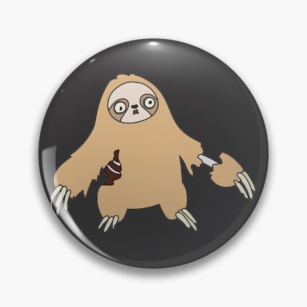 Item preview, Cute Zombie Sloth // Funny Halloween Animals designed and sold by SLAG-Creative.