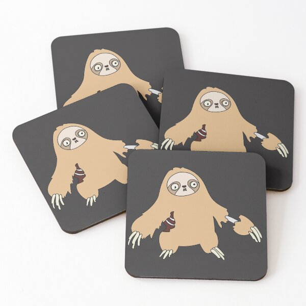 Item preview, Cute Zombie Sloth // Funny Halloween Animals designed and sold by SLAG-Creative.