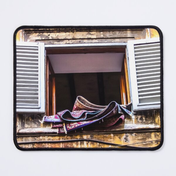 Item preview, Rugs in Open Window Rome Italy designed and sold by lesrubadesigns.