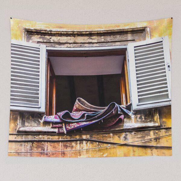 Item preview, Rugs in Open Window Rome Italy designed and sold by lesrubadesigns.