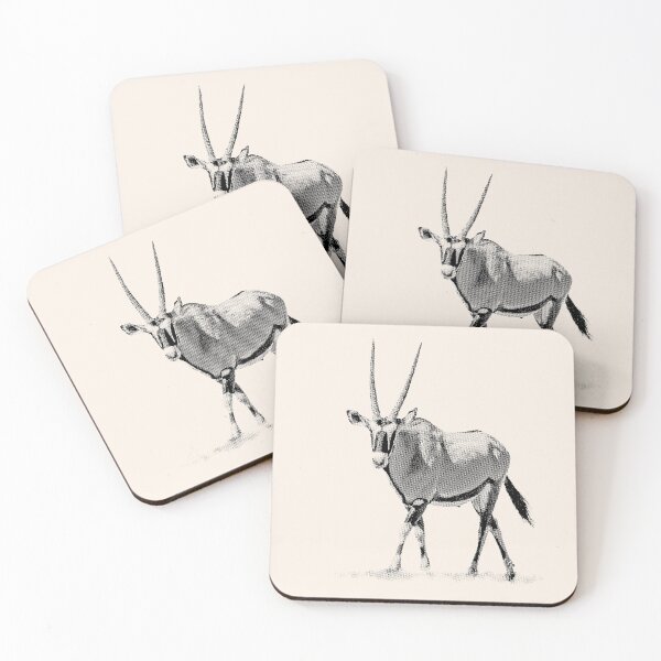 Item preview, Oryx Antelope Full Figure Wildlife designed and sold by Scotch Macaskill.