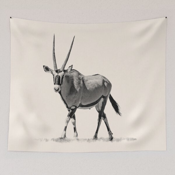 Item preview, Oryx Antelope Full Figure Wildlife designed and sold by Scotch Macaskill.