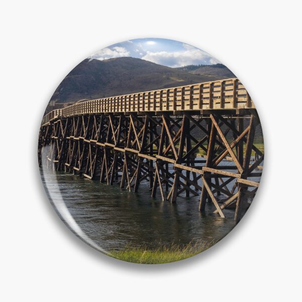 Item preview, Pritchard Bridge Kamloops Wooden Trestle designed and sold by Kevin Miller Photography.