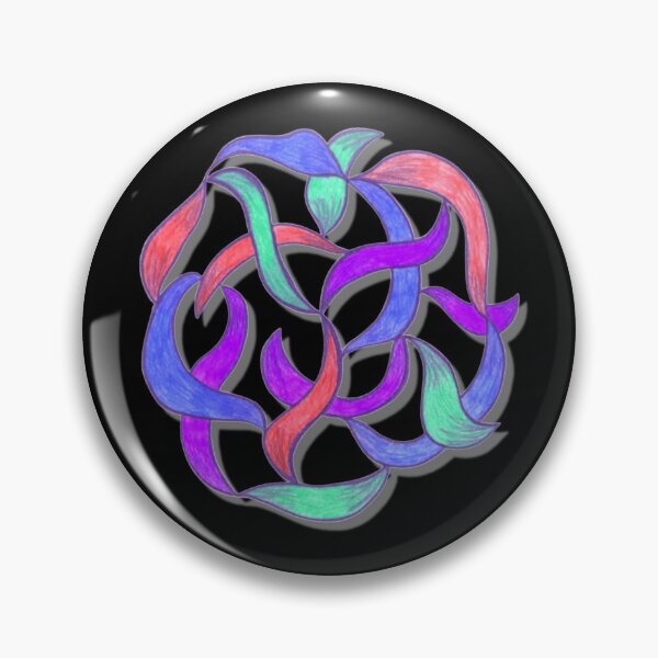 Item preview, colorful overlapping ribbons designed and sold by DKVanOss.