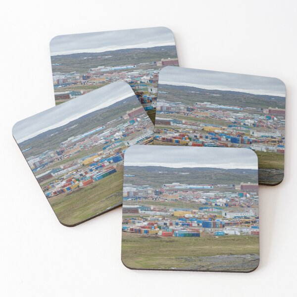 Item preview, Iqaluit, Nunavut - city skyline in summer designed and sold by VadimK.