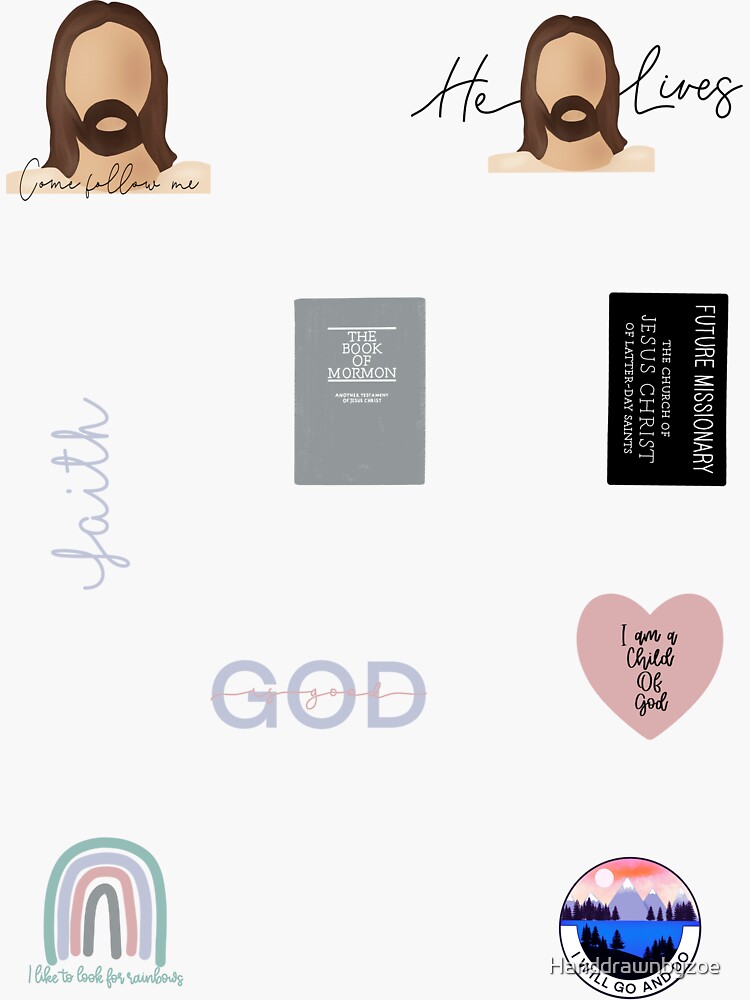 Book of Mormon Scripture Stickers LDS Scripture Stickers for