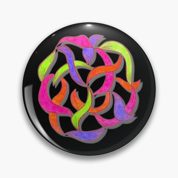 Item preview, neon overlapping ribbons designed and sold by DKVanOss.