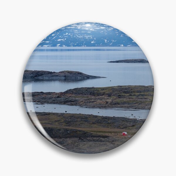 Item preview, A lonely tent in the middle of tundra - camping in Nunavut  designed and sold by VadimK.