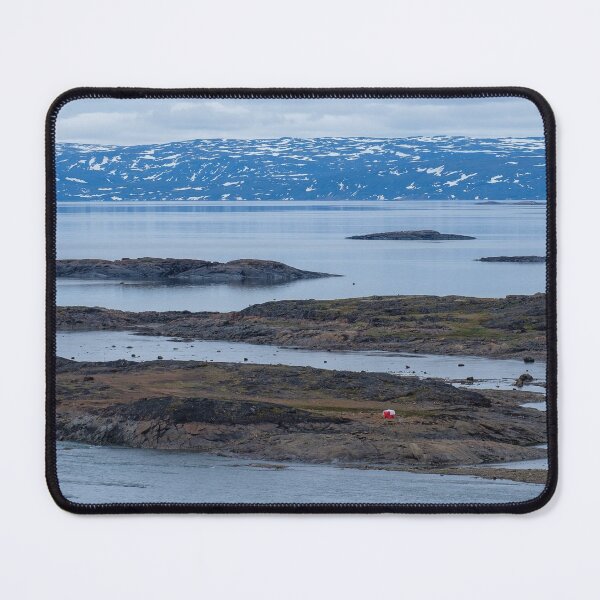 Item preview, A lonely tent in the middle of tundra - camping in Nunavut  designed and sold by VadimK.