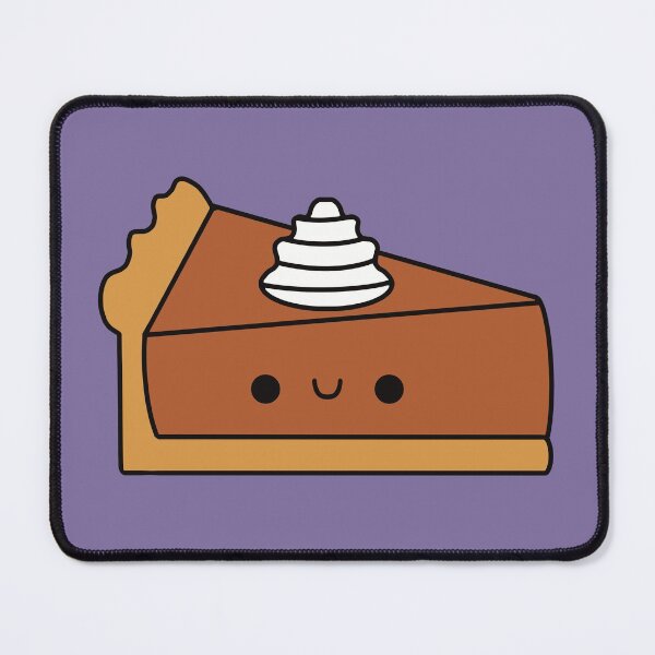 Item preview, Cute Pumpkin Pie Slice - Kawaii Pumpkin Pie designed and sold by KawaiiByDice.
