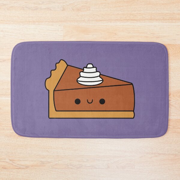 Item preview, Cute Pumpkin Pie Slice - Kawaii Pumpkin Pie designed and sold by KawaiiByDice.