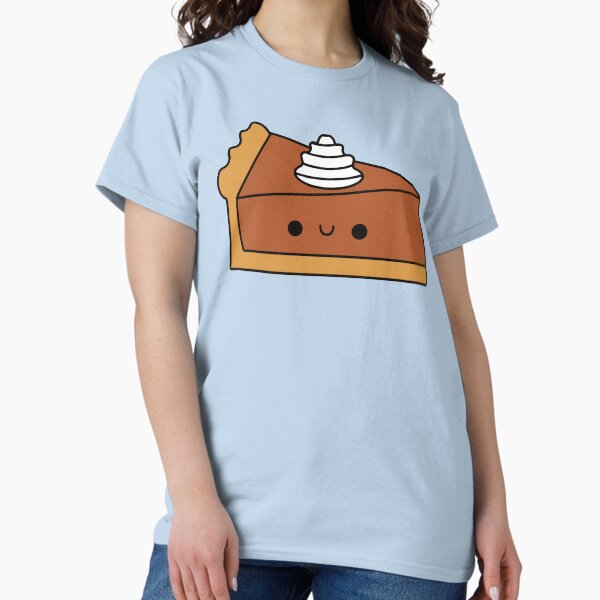 Item preview, Cute Pumpkin Pie Slice - Kawaii Pumpkin Pie designed and sold by KawaiiByDice.