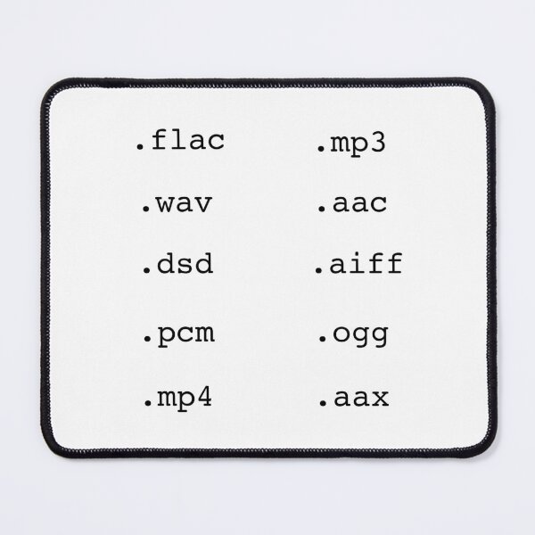 Item preview, Audio Format List designed and sold by LetsDoAThing.